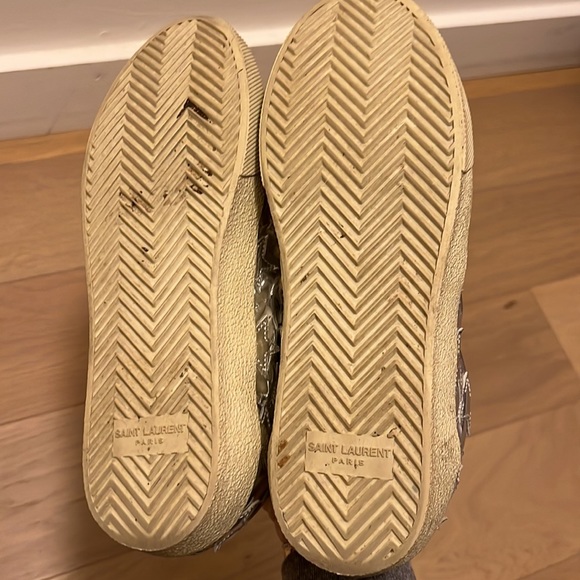 Saint Laurent Court Classic California Sneakers in mirror - Picture 7 of 8